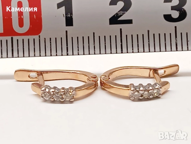 Руско злато , снимка 3 - Обеци - 52971268