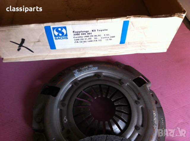 Комплект съединител Sachs за Тойота Корола и Селика 1970-1978 / TOYOTA Corolla, Celica, снимка 3 - Части - 51048685