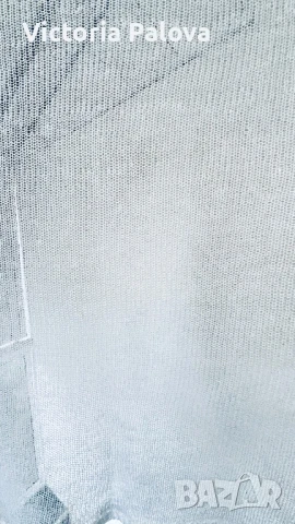 Луксозна бяла жилетка плетен лен  HAND Италия, снимка 7 - Жилетки - 50581412