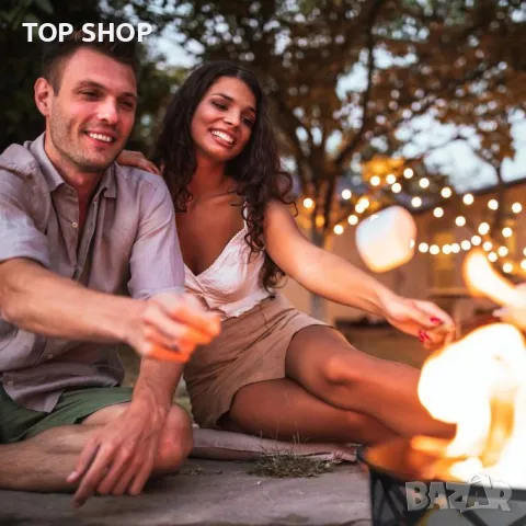 Огнище , външна камина , Огнена купа със защита от искри, снимка 4 - Барбекюта - 49092976