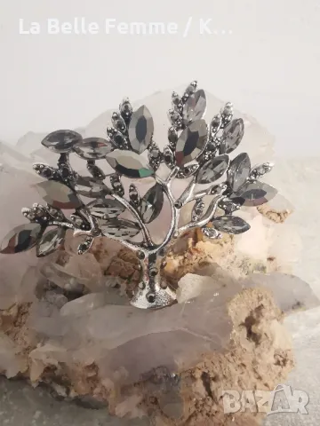 Брошки от кристали, кристално стъкло, мъниста, цирконий и седеф , снимка 17 - Други - 49097534