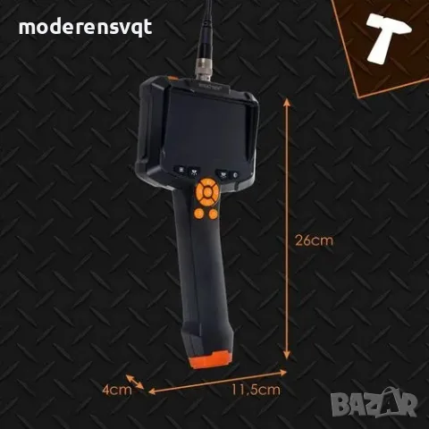 Безжичен ендоскоп с 5 м кабел, Full HD, IP67 и 8 LED инспекционна камера за диагностика, снимка 6 - Аксесоари и консумативи - 56118047