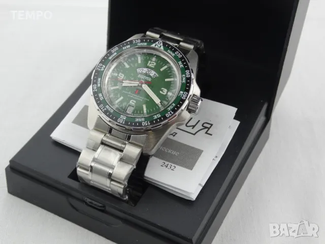 ВОСТОК АМФИБИЯ АВТОМАТИЧЕН- "Турист" ref: 14053Б, снимка 4 - Мъжки - 48898708