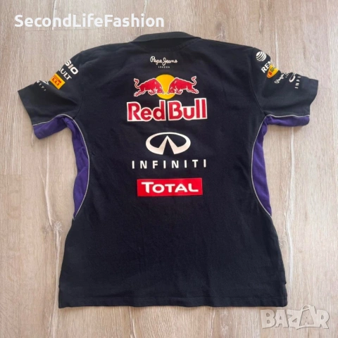 Дамска поло тениска Infiniti Red Bull Racing OTL Pepe Jeans Official Teamline размер XL, снимка 5 - Тениски - 53155567
