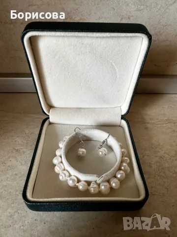 Комплект с перли, снимка 1