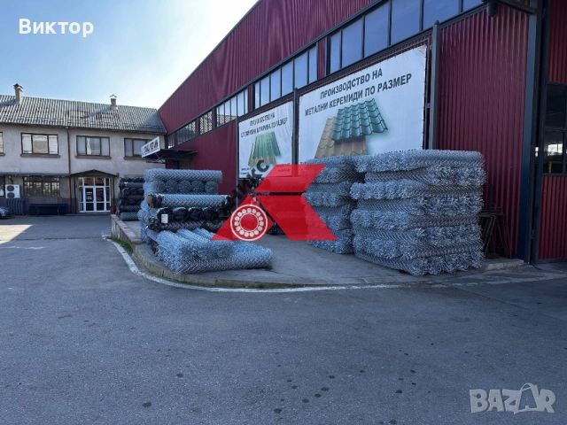 Поцинкована мрежа на топ 10 м | h 1.50 м | Ф1.8 / Ф2.0 / Ф2.2 / Ф2.5