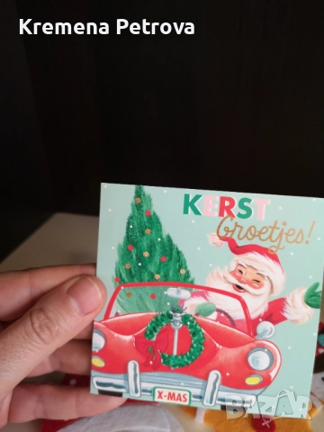 Направи си сам - коледна елха и снежен човек на поставка, картичка и три играчки за закачане на елха, снимка 4 - Декорация за дома - 52646172