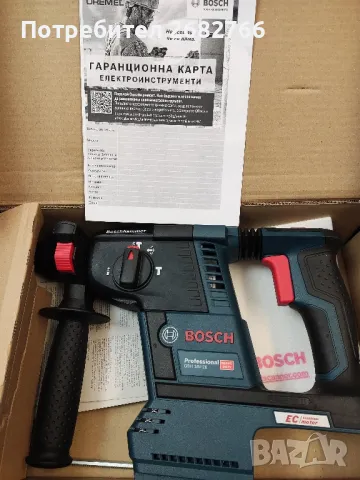  Акумулаторен перфоратор bosch GBH 18v-26, снимка 3 - Перфоратори - 49811142