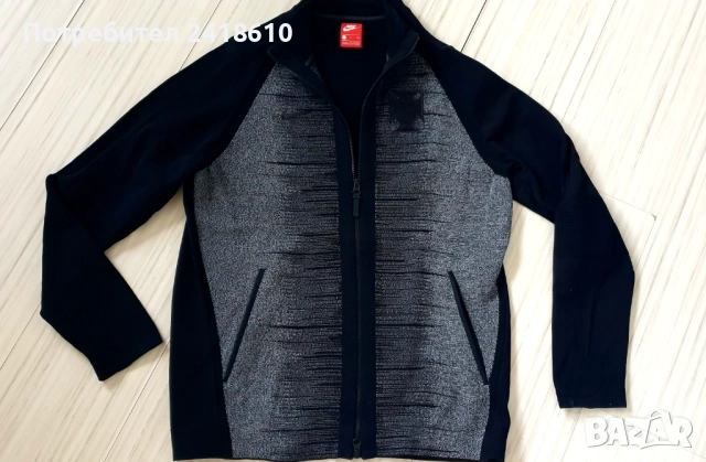 Nike Tech Knit Full Zip Portugal Federation  Mens Size S НОВО! ОРИГИНАЛ! Мъжко Горнище!, снимка 2 - Спортни дрехи, екипи - 52319605