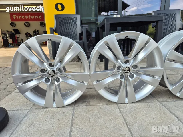Оригинални Джанти Шкода Karoq 18 цола 5×112, снимка 6 - Гуми и джанти - 56260442
