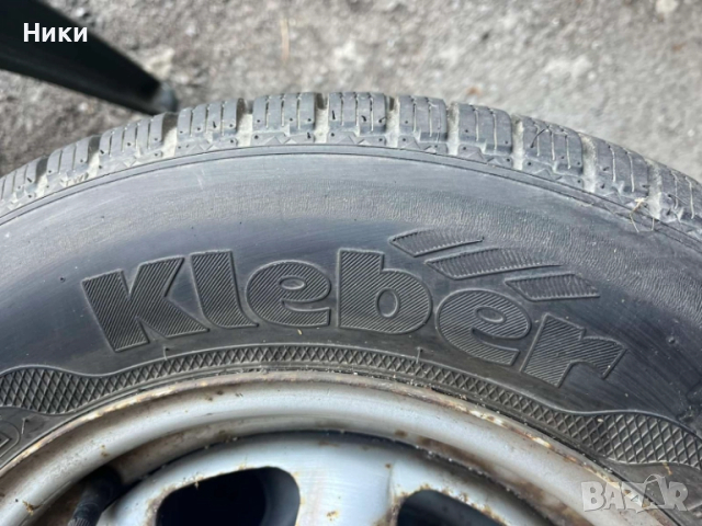1 бр. 175/70/13 KLEBER + 1бр. джанта 4Х100 , снимка 3 - Гуми и джанти - 51669546