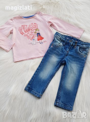 Дънки за бебе 1 година, снимка 9 - Панталони и долнища за бебе - 34095428