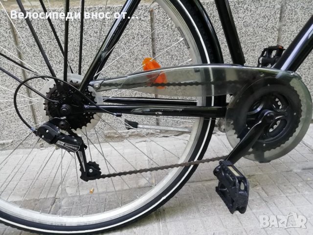 велосипед колело 28 цола 18 скорости shimano аиро капли подсилени като ново е колелото , снимка 6 - Велосипеди - 41625134