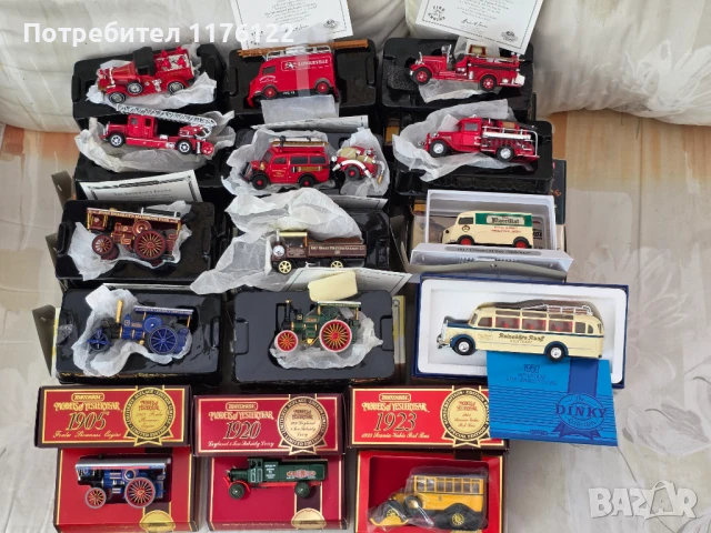 Matchbox Dinky MOY LE Models Of Yesteryear Fire Trucks Пожарни Мачбокс Ретро Модели Нови В Кутии
