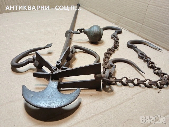 Голям Стар Кован Османски Кантар. / НОМЕР 1584., снимка 4 - Антикварни и старинни предмети - 53669698