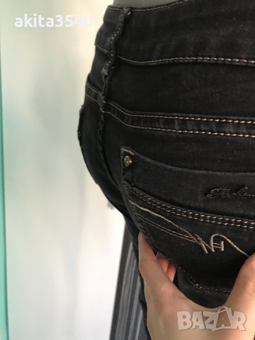 Черен панталон, снимка 7 - Панталони - 36207280