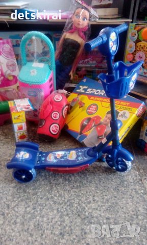 Детска тротинетка музикална с кош , снимка 3 - Детски велосипеди, триколки и коли - 29900086