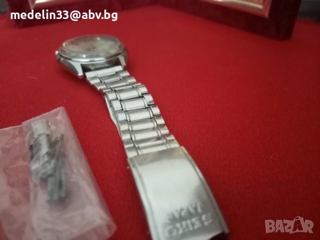 Seiko 5 Japan original 1970, seiko caliber 7009a, 21600 A/h, автоматичен мъжки часовник, снимка 8 - Антикварни и старинни предмети - 40626044