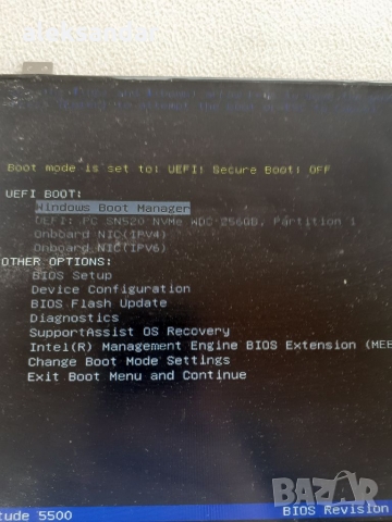 Dell latitude 5500.i5.8gen., снимка 5 - Части за лаптопи - 36081375