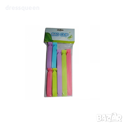 1826 Комплект 5 Щипки за запечатване на торбички и пликове, снимка 13 - Други - 44572789