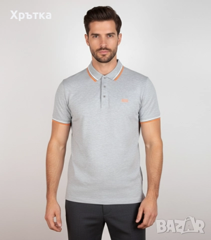 Hugo Boss Paddy AP 2 - Оригинална мъжка тениска с яка р-р 2XL, снимка 1