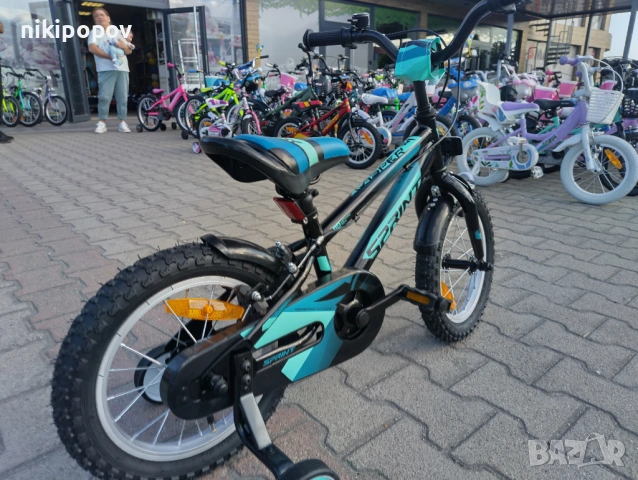 SPRINT Велосипед 14" CASPER черен, снимка 4 - Велосипеди - 53759125