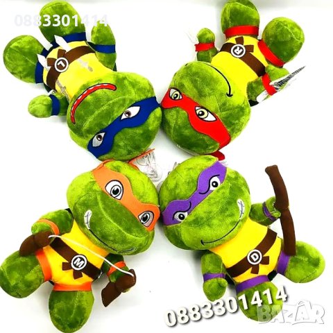 Костенурките Нинджа Плюшени играчки , снимка 3 - Плюшени играчки - 40588401
