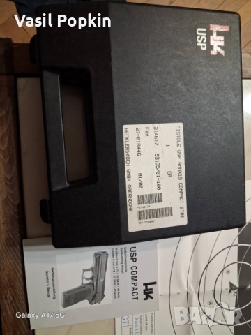 НР usp compact 9 mm, снимка 4 - Бойно оръжие - 52821424