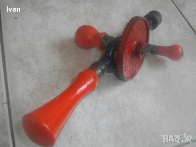 Нов Френски Профи Маткап Ръчна Дрелка Бормашина-190мм/Захват 0-8мм-Старо Качество-ОТЛИЧЕН-TREBOVA, снимка 5 - Бормашини - 44819809