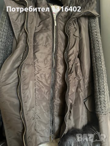 Зимно яке с естествен косъм, размер S, снимка 9 - Якета - 42161040