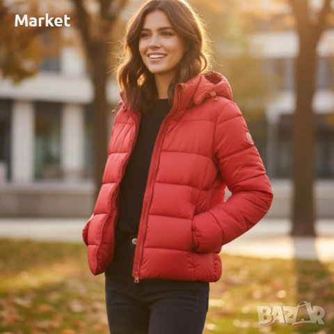 Топло капитонирано яке – практично, стилно и удобно всеки ден. BENETHON, снимка 2 - Якета - 51857954