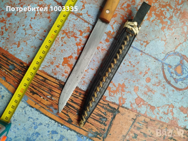 Стар овчарски нож, снимка 6 - Антикварни и старинни предмети - 52291017