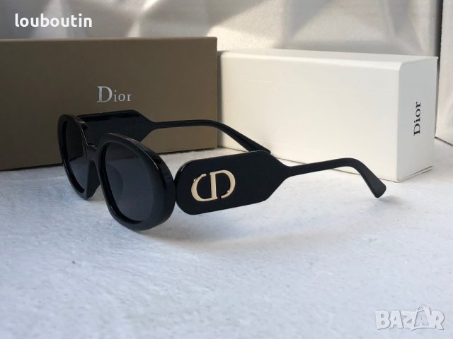Dior 2023 дамски слънчеви 2 цвята черни кафяви, снимка 9 - Слънчеви и диоптрични очила - 40530506