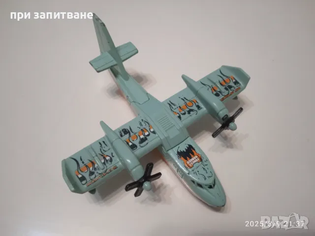 Метално самолетче Matchbox 2009 Mattel SB-87 Model Plane Blaze Buster Forest Ranger, снимка 4 - Колекции - 49426722