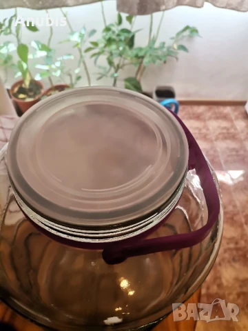 Стъклени буркани с чучур 12 литра, снимка 5 - Други стоки за дома - 50968621