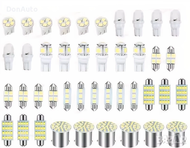 Комплект 42 броя LED крушки