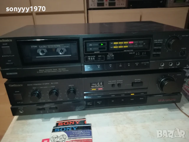 TECHNICS-MADE IN JAPAN-DECK+AMPLI ВНОС SWISS 3105251851, снимка 7 - Ресийвъри, усилватели, смесителни пултове - 50497703