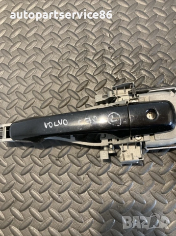 Външна дръжка на предна лява врата черна за Volvo C70 2.4 Бензин (2008), снимка 3 - Части - 53833495