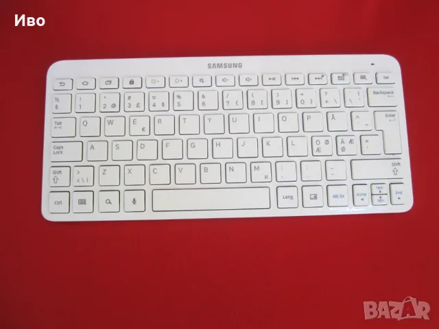 Bluetooth Клавиатура Samsung BKB-10 - Бялa, снимка 10 - Клавиатури и мишки - 50321934