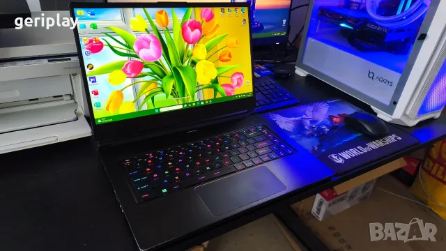 Геймърски лаптоп MSI с Intel i7 / RTX 2070 8Gb / 16Gb RAM / SSD 512Gb / 240Hz IPS