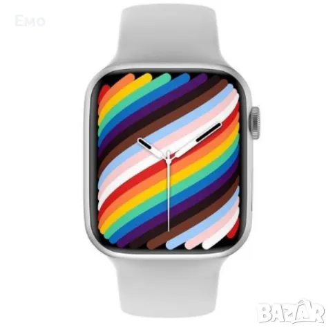 Смарт часовник W17 PRO 1.9 инч, 210mAh, сменяща се каишка / Цвят: Черен, Бял, Розов , снимка 8 - Дамски - 47729148