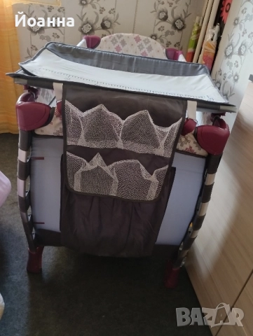 Детска кошара Chipolino + Матрак 120/60см, снимка 3 - Кошарки - 51463297