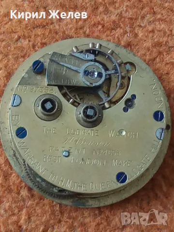 JW Benson LONDON The LUDGATE WATCH By WARRANT To HM The QUEEN МЕХАНИЗЪМ СТАР ДЖОБЕН ЧАСОВНИК 42351, снимка 18 - Антикварни и старинни предмети - 48635399