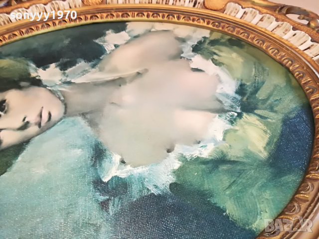 КАРТИНА КРАСИВА МАДАМА 70Х60СМ 0604221852, снимка 14 - Антикварни и старинни предмети - 36368464