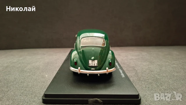 1960 Volkswagen Beetle/Escarabajo 1200 1:24 Hachette/Salvat Diecast Колекционерски модел количка, снимка 7 - Колекции - 46442674