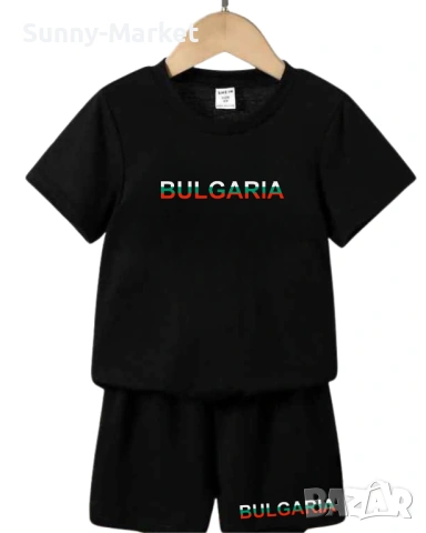 Шевица Детски екип комплект тениска + къси гащи + цифра или буква, снимка 14 - Детски комплекти - 53757529