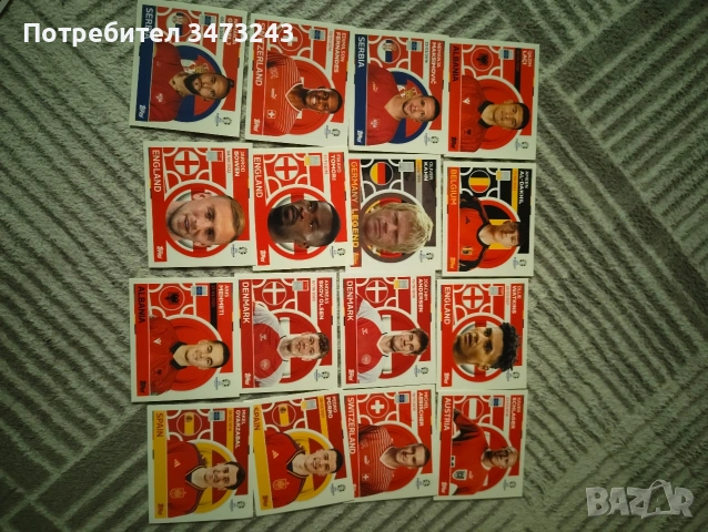 лот от стикери foot court eurocup 2024 fyre , снимка 7 - Колекции - 53541517