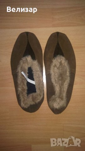 Велурени дамски пантофи - 2 чифта(чисто нови)