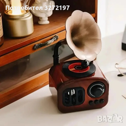 Музикална кутия, ретро фонограф , снимка 5 - Декорация за дома - 44838874