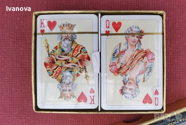 Piatnik Baroque комплект карти, колекционерски , снимка 3 - Карти за игра - 53692587